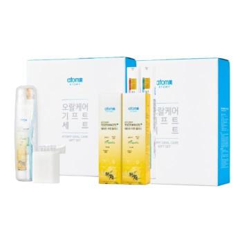 애터미 오랄케어 기프트 선물 세트 (여행키트 + 칫솔 4개 + 치약 2개 + 치간칫솔 (S49502855)