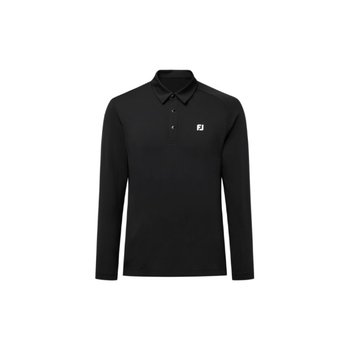 풋조이골프긴팔 VQA RHRFJ41366 에센셜 롱 슬리브 폴로 셔츠 Black