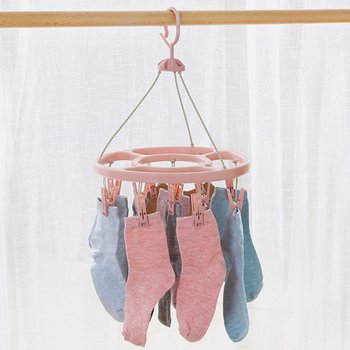 공간활용 빨래집게 건조대 2p세트 양말 속옷걸이