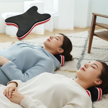 목견인기 디스크 거북목 경추 일자목 방지 자세 교정기 가정용 마사지 스트레칭 기구