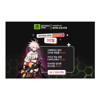 [NVIDIA] 지포스나우 얼티밋 30일 구독권