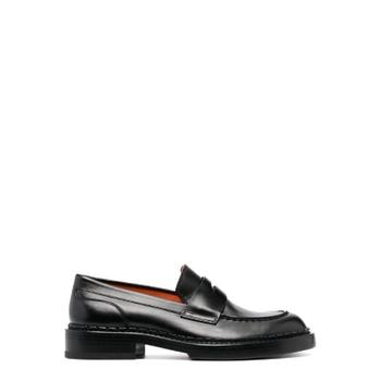 Santoni 라운드 토 슬립온 로퍼 WUAL70432BA1BB GNN01 TP948608366