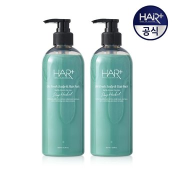 오프레시 딥 허벌 두피&헤어팩 500ml x2 (탈모완화기능성)