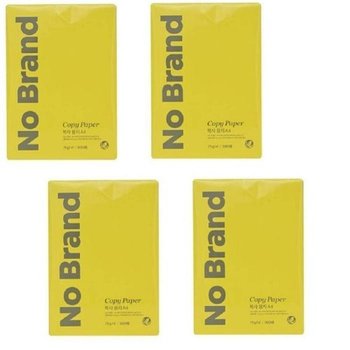 [노브랜드] 노 브랜드 A4복사용지A4 75g 500매x4 총2000매 No brand (49776239)