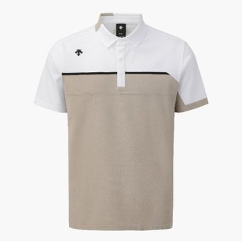 골프반팔티 VQA DR22MFKP4X-BEGG 남성 하이브리드 컬러블록 반팔 티셔츠 / Beige
