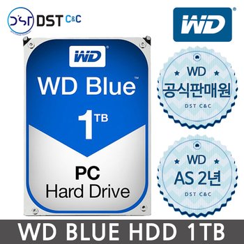 [WD공식판매원]WD BLUE 1TB HDD WD10EZEX PC용 하드디스크 1TB