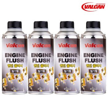 [오늘출발] 발칸 첨가형 엔진플러싱 오일세정 첨가제 300ml 4개 SET /엔진세정제