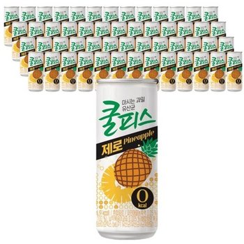 쿨피스 파인애플 제로 230ml 30캔x2 무료배송