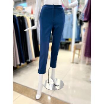 조이너스 세이브존01 뒷밴딩 일자핏 9부 슬랙스 팬츠 JADS3WPL310_B