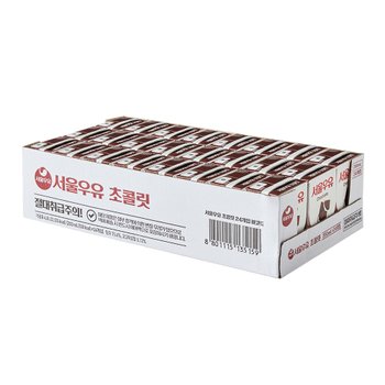 서울 초코멸균우유200ml*24입