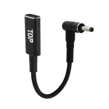HDTOP HT-CL057 Type C to DC 3.5x1.35 젠더 (0.15m)