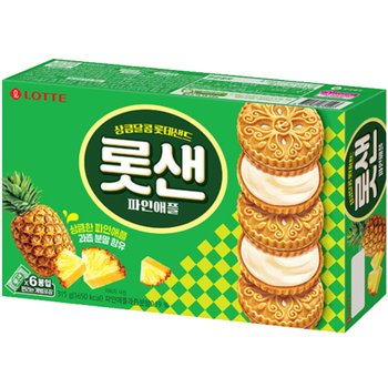 롯데웰푸드 롯데샌드 파인애플 315g