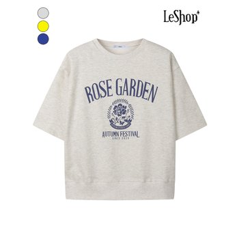 로즈 가든 맨투맨 반팔 티셔츠 (BQ1TS022A)