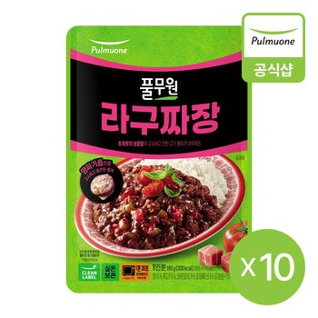 풀무원 라구짜장 덮밥소스 180gX10개