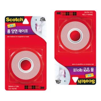 콘센트양면테이프 065YKX60 타일양면테이프 3M 강력 양면 테이프 24mm x 1.5M