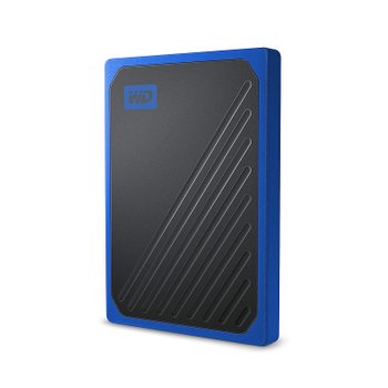 [해외] WD 포터블 SSD 500GB USB3.0 블루 My Passport Go 외장형 3년 보증 PS4 Xbox One 호환