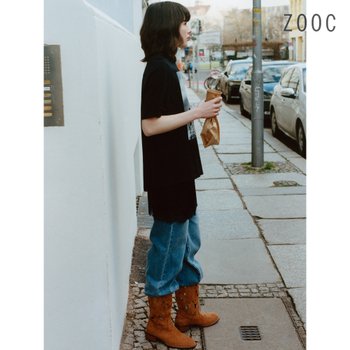 [ZOOC][Dual Self] 위시드 세미 와이드 데님 팬츠 BL_Z252PSA223 [판매중단/오프판매]