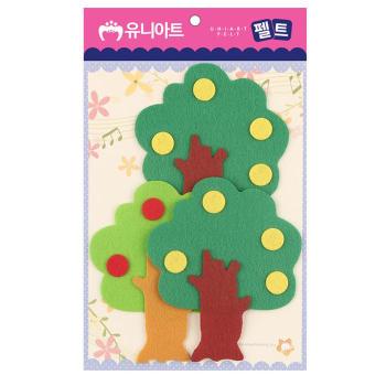 유니아트 (펠트) 나무C (3pcs/100x115mm) (P0000CMZ) (S11526255)