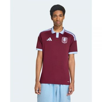 [해외] Adidas 아디다스 퍼포먼스 애스턴 빌라 26/27 홈 축구 저지 남성용 - 마룬 / 글로 블루 7949625