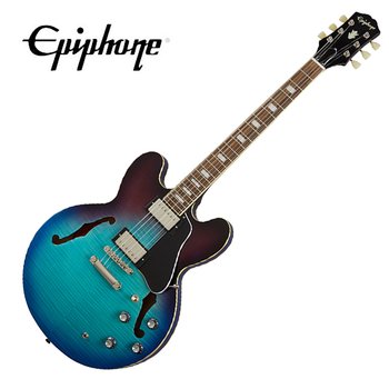 Epiphone ES-335 Figured 에피폰 에피폰 세미할로 일렉기타  Blueberry Burst