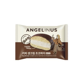 엔제리너스 커피 생크림초코파이 60g x 5개