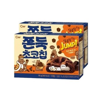 청우 쫀득 초코칩  90g x 2개