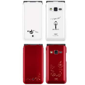 폴더폰 칼라케이스 G160 M120 M140 마이브스타일폴더2 폴더폰칼라케이스 알뜰폰칼라케이스