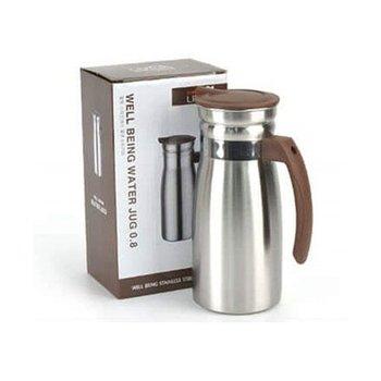 업소용 웰빙 800ml 손잡이 물병 스텐 (WD75304)