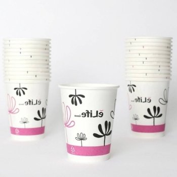 일회용 종이컵 25개 카페용 커피컵 자판기 전용 255ml 음료컵 정수기컵 일회용종이컵