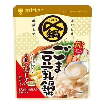 [해외] 미츠칸 참깨두유 나베츠유 미니팩 1인분 4개입