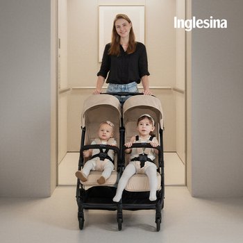 [LINGLESINA BABY SPA][잉글레시나] NEW 트윈스케치 절충형 쌍둥이 유모차