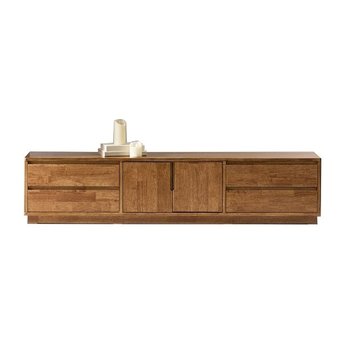 G435 고무나무 원목 거실장 1800 1color