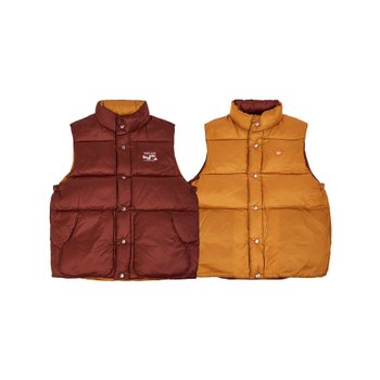 [휴먼메이드] FW25 남성 리버서블 다운 패딩조끼 HM30JK024 RED 121970