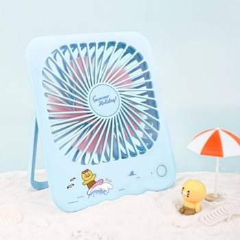 카카오 프렌즈 춘식이 탁상용 선풍기 휴대용 무선 시원한 선풍기