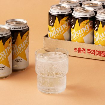 [트레이더스]칠성사이다 제로 유자 355ml*24입