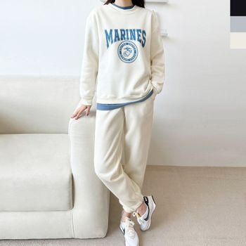 GBB RHVS0691 SD782 여자기모마린맨투맨조거세트