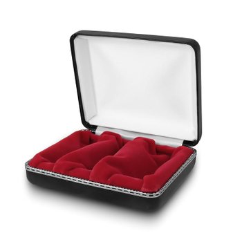 [해외] No.3 stamp shop 고급 전나무 가죽 인감 케이스 선물 상자 포함 사실인