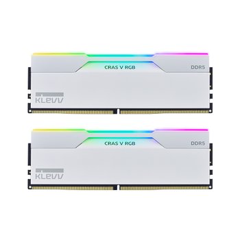 [서린공식] 에센코어 클레브 DDR5-6400 CL32 CRAS V RGB 화이트 패키지 서린 (32GB(16Gx2))