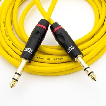 탑라인에이치디 HDTOP 5.5 스테레오 옐로우 케이블 (50m, HT-TP2351)