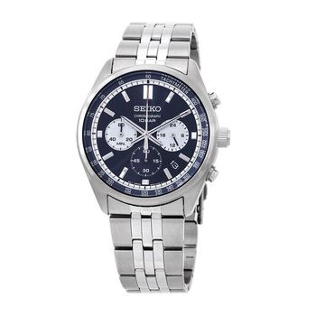[해외] 세이코 크로노그래프 쿼츠 블루다이얼 청판 남성 시계 SSB427P1
