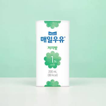 매일우유 멸균 저지방 1% 200ml 24팩