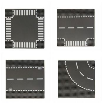 조립밑판 블럭 도로 4종류 바닥판 블럭보드판 블럭밑판 블럭판 도로블럭바닥판 조립블럭밑판