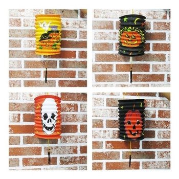 [VCJ7M6LQ]파티클럽 할로윈 소모품 종이등/15.5x23cm(1개)