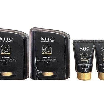 AHC 선스틱 마스터즈 에어리치 22g2개+20ml 선크림 노세범 워터프루...