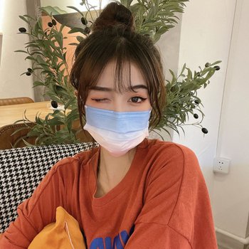 Shenzhen Products Company 무지개 레인보우 마스크 [4color 그라데이션 컬러 덴탈마스크 핑크 베이지 칼라 색깔 패션마스크]