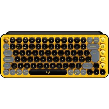 [해외] 독일 로지텍 popkeys 1825711 Logitech POP Keys Mechanical Wireless Keyboard with Customizab