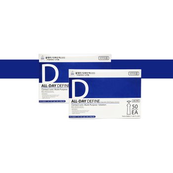 올데이-디파인 7ml x100 회분 안과용 하드/드림 렌즈 일회용  세척액 보존액 세정액 식염수