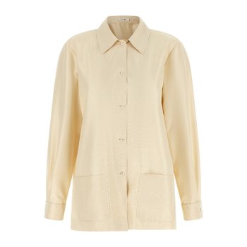 [해외] [해외배송] 더로우 루체타 실크 샹탕 패치 포켓 셔츠 10861W4378 VAN