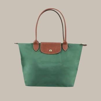 25FW 롱샴 L2605 089 P95 르 플리아쥬 오리지널 M 숄더백 브리티시 그린 270864 1511547