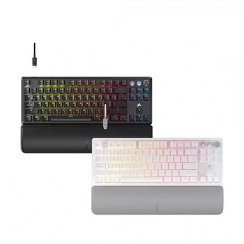 커세어 K70 RGB 자석축 텐키리스 골드키캡 에디션